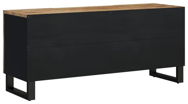 Tömör mangófa és szerelt fa TV-szekrény 105 x 33,5 x 46 cm