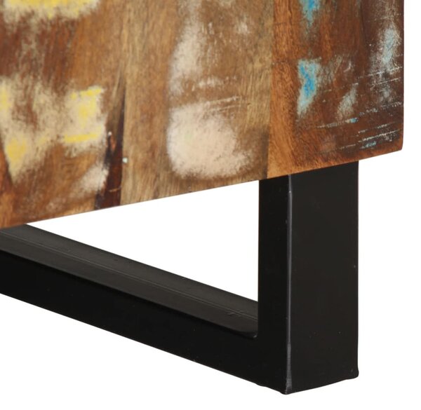 Tömör újrahasznosított és szerelt fa TV-szekrény 80x33x46 cm