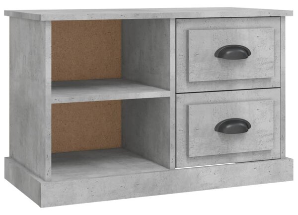 Betonszürke szerelt fa TV-szekrény 73x35,5x47,5 cm