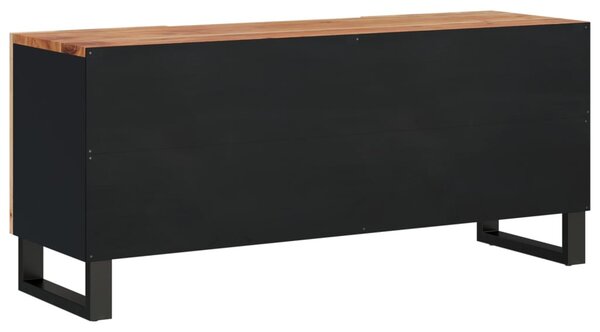 Tömör akácfa és szerelt fa TV-szekrény 105 x 33,5 x 46 cm