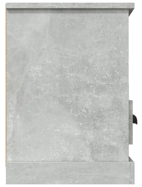 Betonszürke szerelt fa TV-szekrény 100x35x50 cm