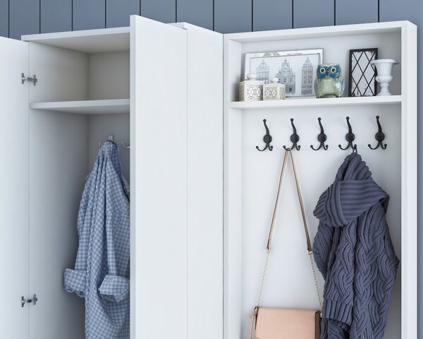 Előszoba fal Maui M5 (fehér)