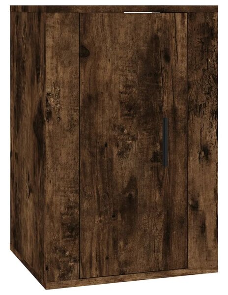 2 db füstös tölgy falra szerelhető TV-szekrény 40x34,5x60 cm