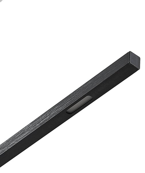 Lucande Stakato LED függő lámpa, 180 cm, 8 izzós, dimmelhető, dimmelhető, Fekete, Nappali / Étkező, fém, Modern