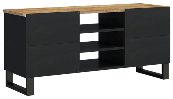 Tömör mangó- és szerelt fa TV-szekrény 100 x 33 x 46 cm