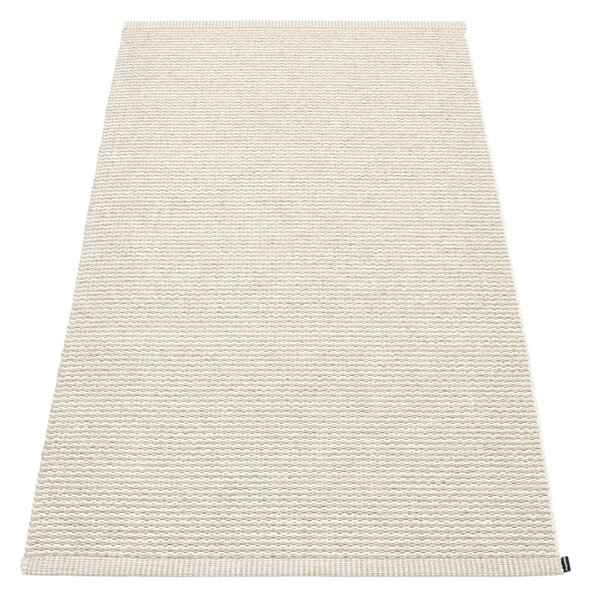 Krémszínű kültéri-beltéri szőnyeg 85x160 cm Mono Linen Vanilla – Pappelina