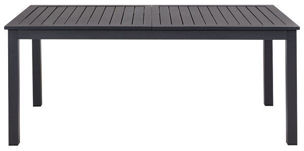 Bővíthető kerti étkezőasztal SKALOMA 180/240 cm 90 cm Fém Sötétszürke