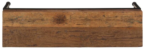 Tömör újrahasznosított fa TV-szekrény 110 x 30 x 46 cm