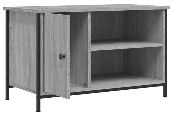 Szürke sonoma színű szerelt fa TV-szekrény 80x40x50 cm