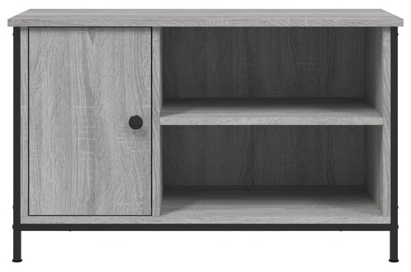 Szürke sonoma színű szerelt fa TV-szekrény 80x40x50 cm