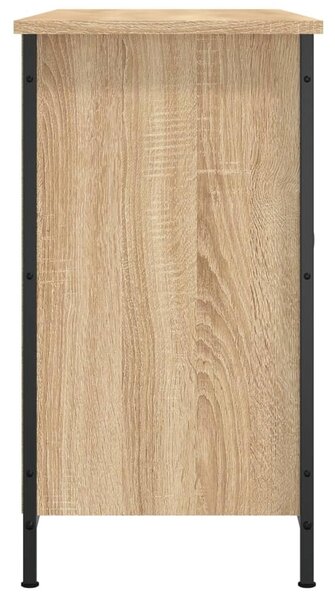 Sonoma tölgy színű szerelt fa TV-szekrény 100 x 35 x 65 cm