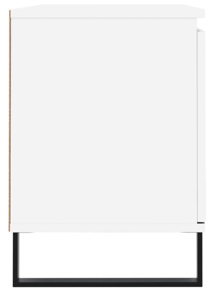 Fehér szerelt fa TV-szekrény 104 x 35 x 50 cm