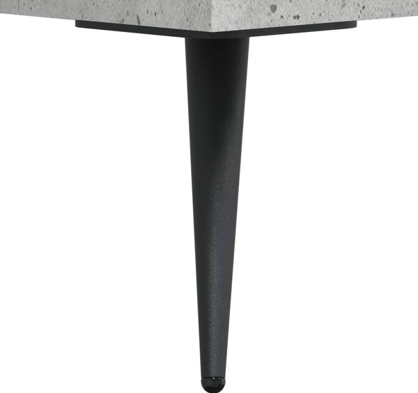 Betonszürke szerelt fa TV-szekrény 102 x 36 x 50 cm