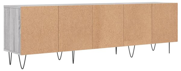 Szürke sonoma színű szerelt fa TV-szekrény 150x30x44,5 cm