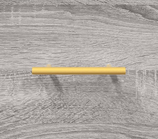 Szürke sonoma színű szerelt fa faliszekrény 100 x 36,5 x 35 cm