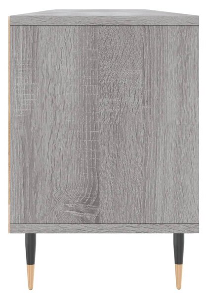 Szürke sonoma színű szerelt fa TV-szekrény 150x30x44,5 cm