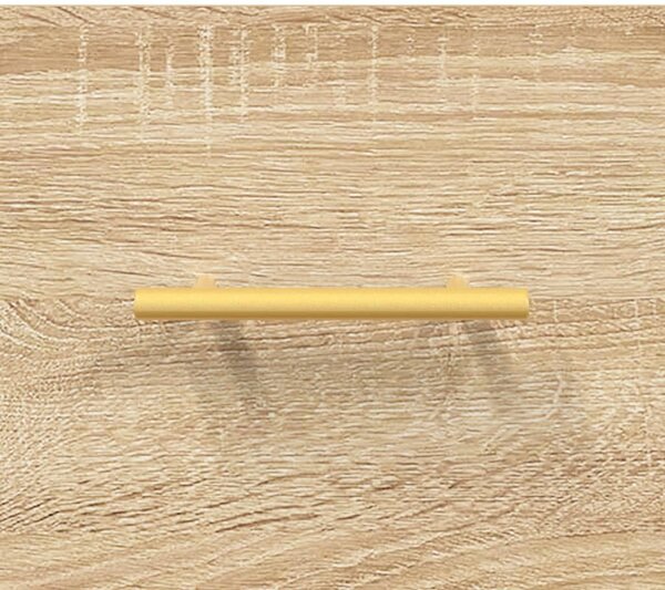 Sonoma tölgy színű szerelt fa éjjeliszekrény 40 x 35 x 47,5 cm