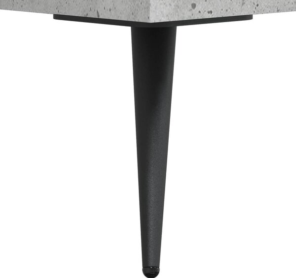 Betonszürke szerelt fa cipőpolc 102 x 35 x 55 cm