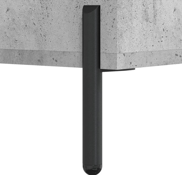 Betonszürke szerelt fa éjjeliszekrény 40 x 35 x 47,5 cm