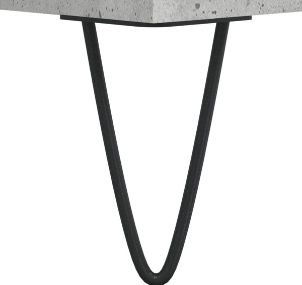 Betonszürke szerelt fa TV-szekrény 69,5x30x50 cm
