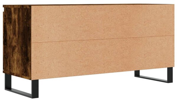 Füstös tölgy színű szerelt fa TV-szekrény 104x35x50 cm