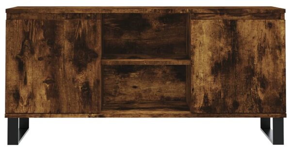 Füstös tölgy színű szerelt fa TV-szekrény 104x35x50 cm