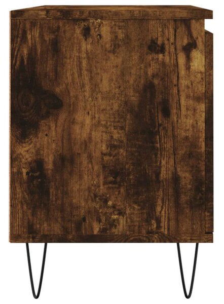 Füstös tölgy színű szerelt fa TV-szekrény 104x35x50 cm
