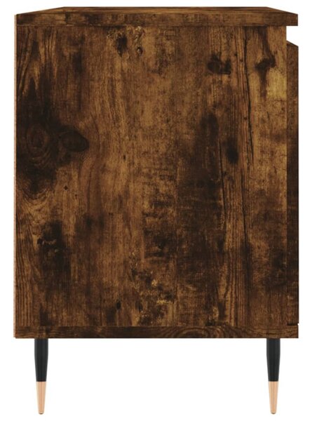 Füstös tölgy színű szerelt fa TV-szekrény 104x35x50 cm