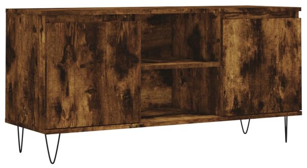 Füstös tölgy színű szerelt fa TV-szekrény 104x35x50 cm