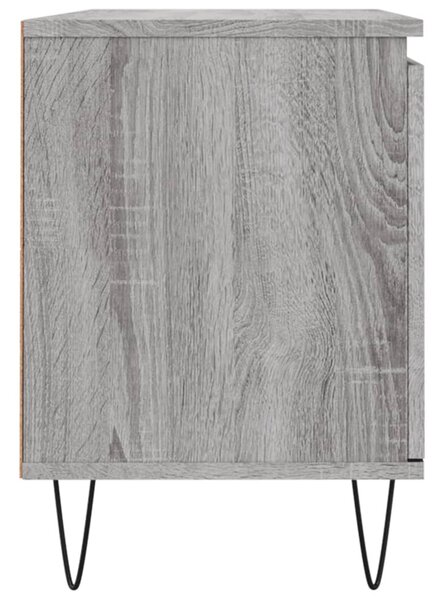 Szürke sonoma színű szerelt fa TV-szekrény 104x35x50 cm
