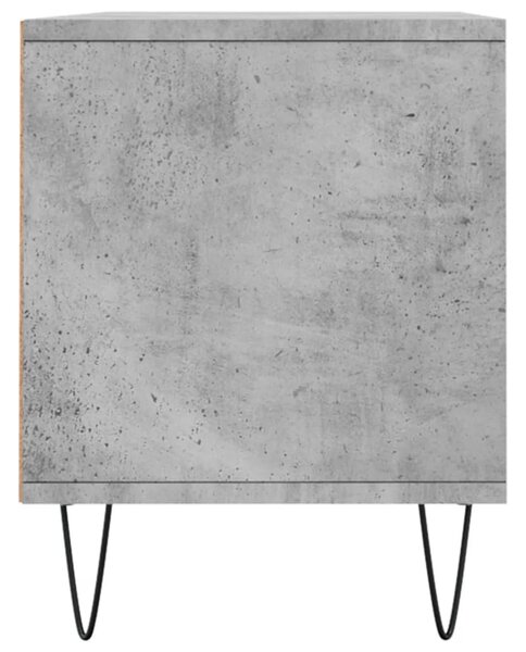 Betonszürke szerelt fa TV-szekrény 100x34,5x44,5 cm