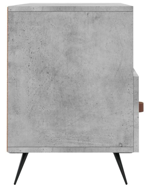 Betonszürke szerelt fa TV-szekrény 102 x 36 x 50 cm