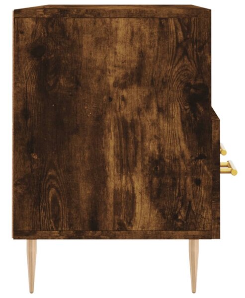 Füstös tölgy színű szerelt fa TV-szekrény 102 x 36 x 50 cm