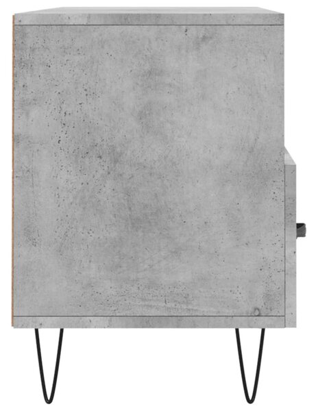 Betonszürke szerelt fa TV-szekrény 102 x 36 x 50 cm