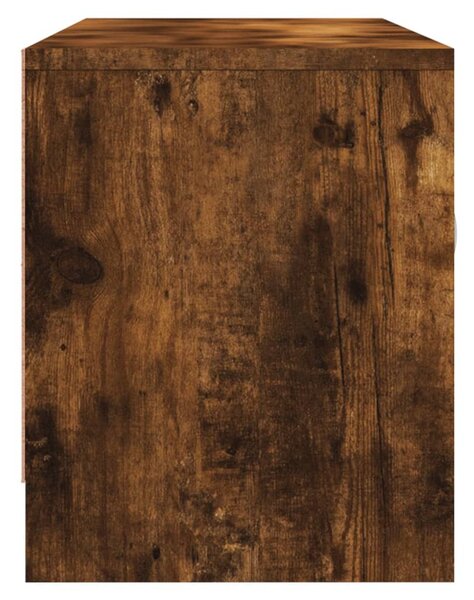 Füstös tölgy színű szerelt fa TV-szekrény 102x30x37,5 cm