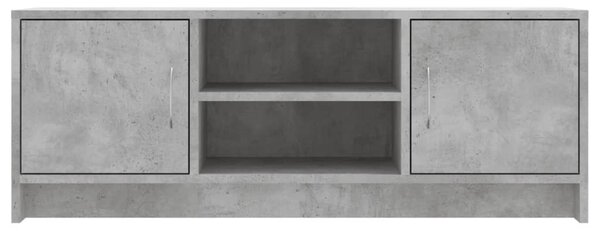 Betonszürke szerelt fa TV-szekrény 102x30x37,5 cm