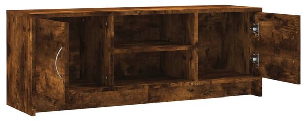 Füstös tölgy színű szerelt fa TV-szekrény 102x30x37,5 cm