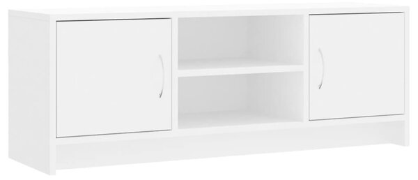 Fehér szerelt fa TV-szekrény 102x30x37,5 cm
