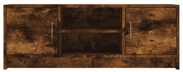 Füstös tölgy színű szerelt fa TV-szekrény 102x30x37,5 cm