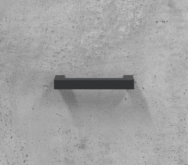 Betonszürke szerelt fa faliszekrény 60 x 36,5 x 35 cm