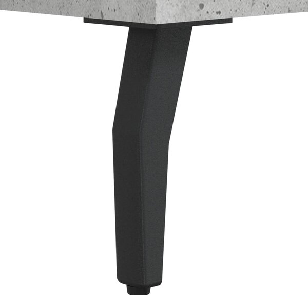Betonszürke szerelt fa tálalószekrény 34,5 x 32,5 x 90 cm