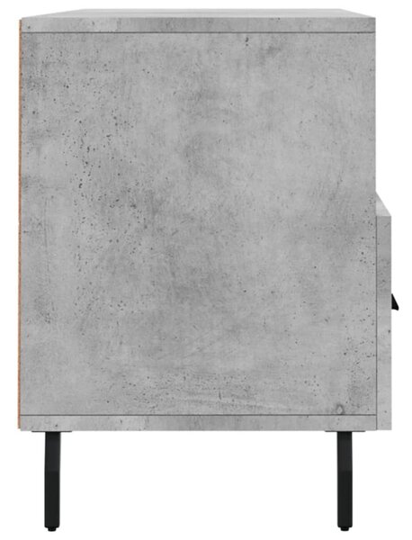 Betonszürke szerelt fa TV-szekrény 102 x 36 x 50 cm