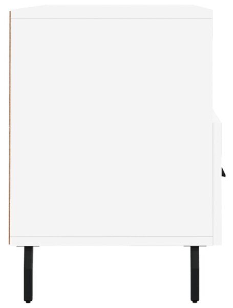 Fehér szerelt fa TV-szekrény 102 x 36 x 50 cm