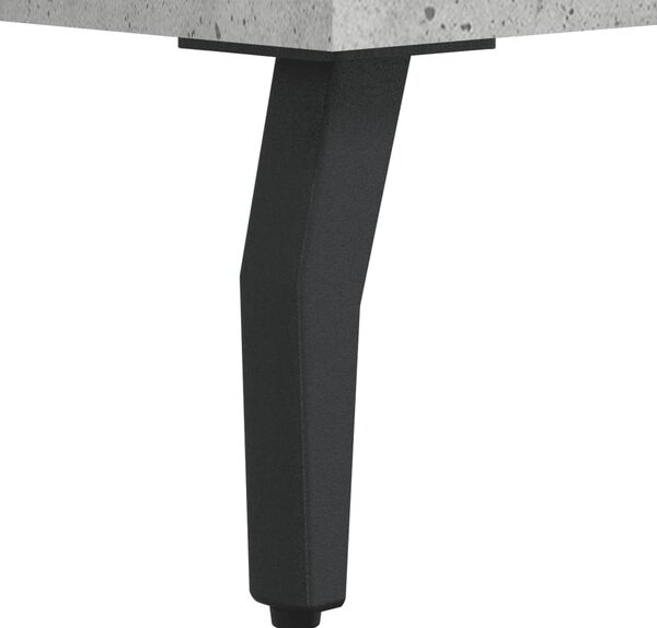 Betonszürke szerelt fa éjjeliszekrény 40 x 35 x 47,5 cm