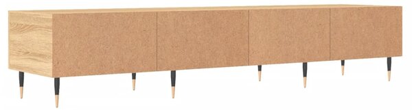 Sonoma tölgy színű szerelt fa TV-szekrény 150 x 36 x 30 cm