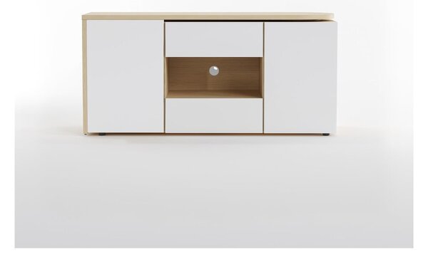 Íróasztal tölgyfa dekoros asztallappal 48x159 cm Tango – TemaHome