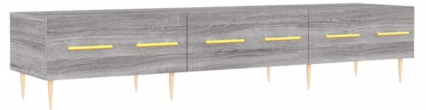 Szürke sonoma színű szerelt fa TV-szekrény 150x36x50 cm