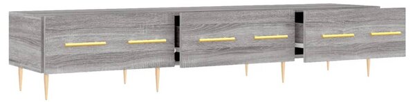 Szürke sonoma színű szerelt fa TV-szekrény 150x36x50 cm