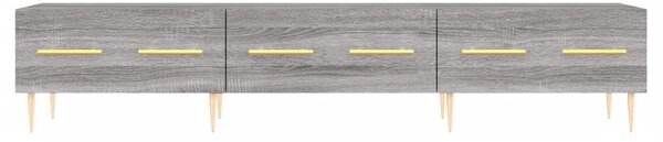 Szürke sonoma színű szerelt fa TV-szekrény 150x36x50 cm