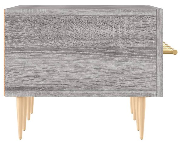 Szürke sonoma színű szerelt fa TV-szekrény 150x36x50 cm